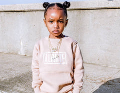 Kids Light Brown Marty Crew top